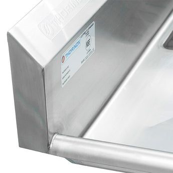 Thorinox TDS-1818-L18 Double sink with left drainboard (18