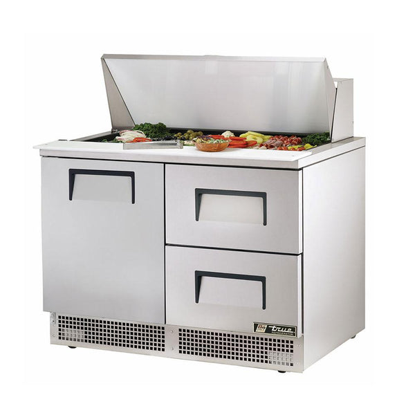 True TFP-48-18M-D-2 48" Mega Top 2-Drawer Food Prep Table