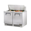 True TFP-48-18M 48" Mega Top 2-Door Food Prep Table
