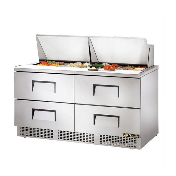 True TFP-64-24M-D-4 64" Mega Top 4-Drawer Food Prep Table