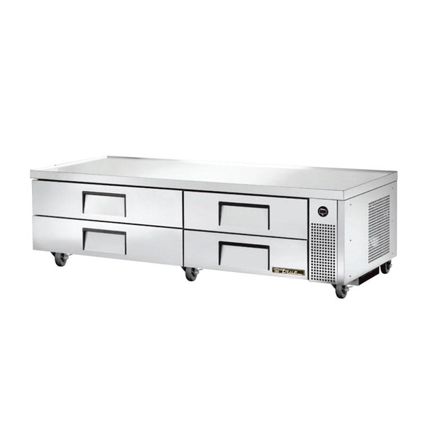 True TRCB-82 82" 4-Drawer Refrigerated Chef Base