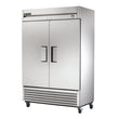 True TS-49-HC 54" Reach-In Solid Swing Door Stainless Steel Refrigerator