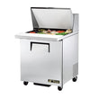 True TSSU-27-12M-C-HC 27" Mega Top Salad / Sandwich Prep Table Refrigerator
