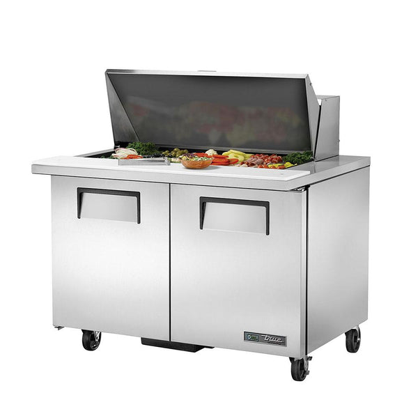 True TSSU-48-18M-B-HC 48" 18 Pan Mega Top Salad/Sandwich Prep Table