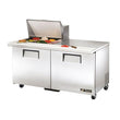 True TSSU-60-12M-B-HC 60" 12-Pan Mega-Top Solid Door Sandwich/Salad Refrigerated Prep Table