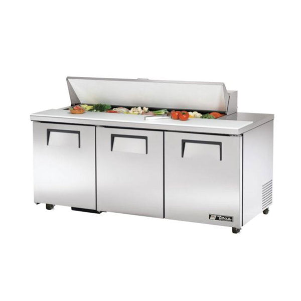 True TSSU-72-16-HC 72" Solid Door Sandwich/Salad Refrigerated Prep Table