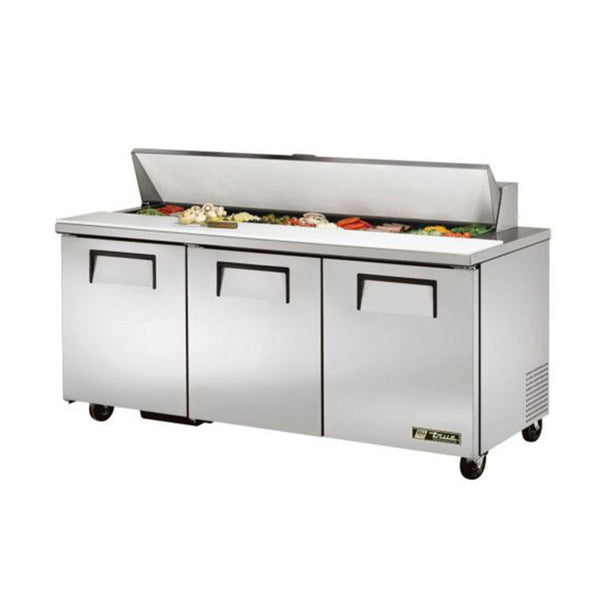 True TSSU-72-18-HC 72" 18 Pan Salad/Sandwich Prep Table