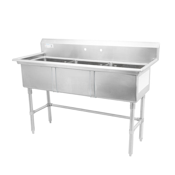 Thorinox TTS-1818-0 Triple sink (18")