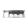 Thorinox TTS-1818-L18 Triple sink with left drainboard (18")