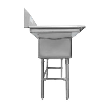 Thorinox TTS-1818-RL18 Triple sink with left and right drainboard (18