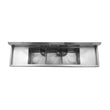 Thorinox TTS-1818-RL18 Triple sink with left and right drainboard (18")