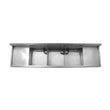 Thorinox TTS-2424-RL24 Triple sink with left and right drainboard (24")