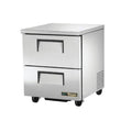 True TUC-27D-2-HC 27" 2-Drawer Undercounter Refrigerator