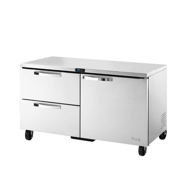 TRUE TUC-60-32D-2-HC~SPEC3 15.9-cu ft Undercounter Refrigerator w/ (2) Sections, (1) Door & (2) Drawers