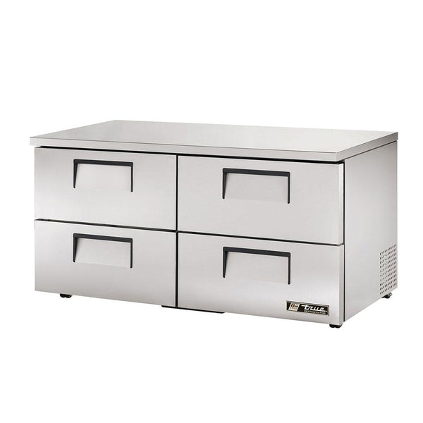 True TUC-60D-2-LP-HC 60" Low Profile Undercounter Refrigerator With 1-Door And 2-Drawer