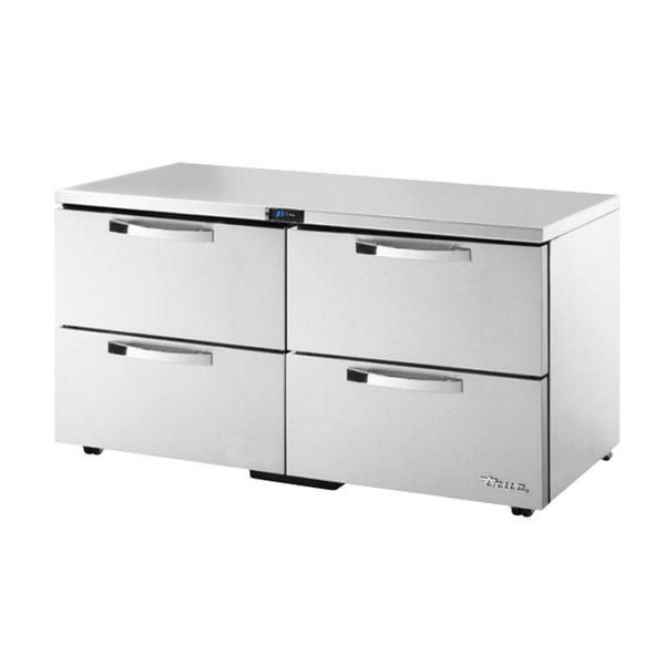 TRUE TUC-60D-4-LP-HC~SPEC3 15.5-cu ft Undercounter Refrigerator w/ (2) Sections & (4) Drawers