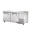 True TUC-67F-HC 67" 2 Solid Door Undercounter Freezer