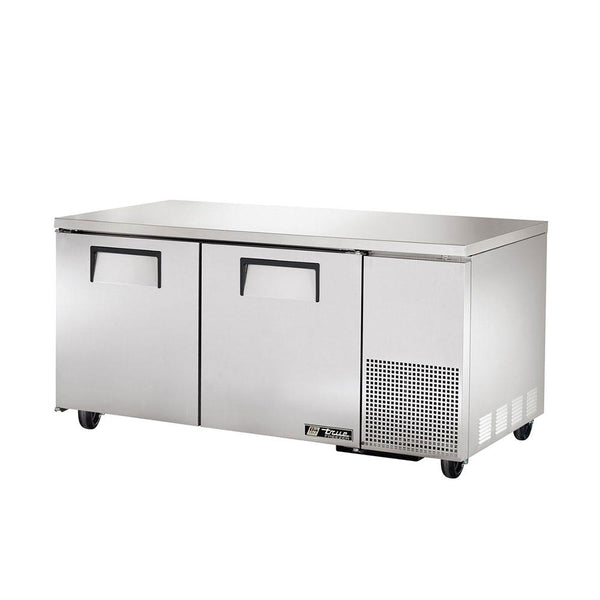 True TUC-67F-HC 67" 2 Solid Door Undercounter Freezer