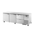 TRUE TUC-93D-2-HC~SPEC3 30.9-cu ft Undercounter Refrigerator w/ (3) Sections, (2) Doors & (2) Drawers