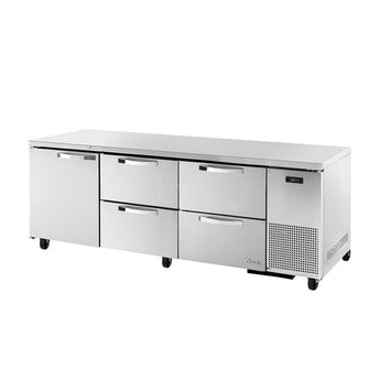 TRUE TUC-93D-4-HC~SPEC3 30.9-cu ft Undercounter Refrigerator w/ (3) Sections, (1) Door & (4) Drawers