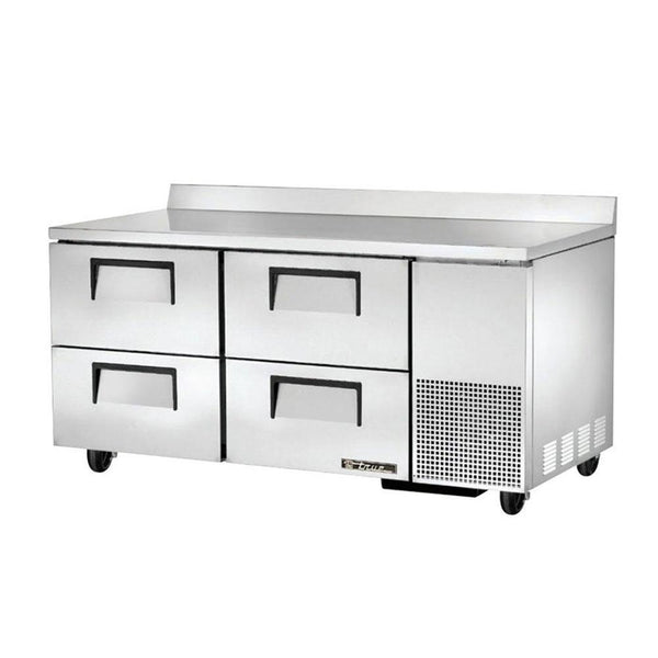 True TWT-67D-4-HC 67" 4-Drawer Worktop Refrigerator