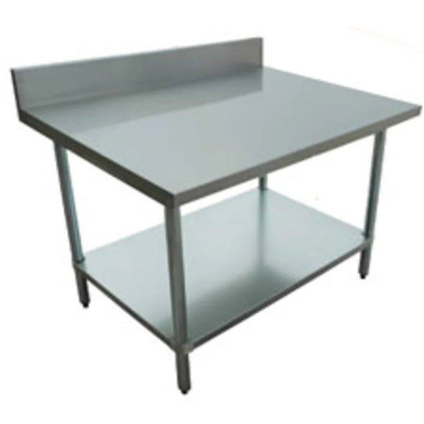 EFI 24" All Stainless Steel Worktables With Backsplash