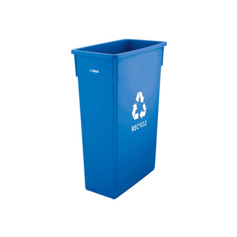 23 Gallon Slender Trash Can, Green, COMPOST