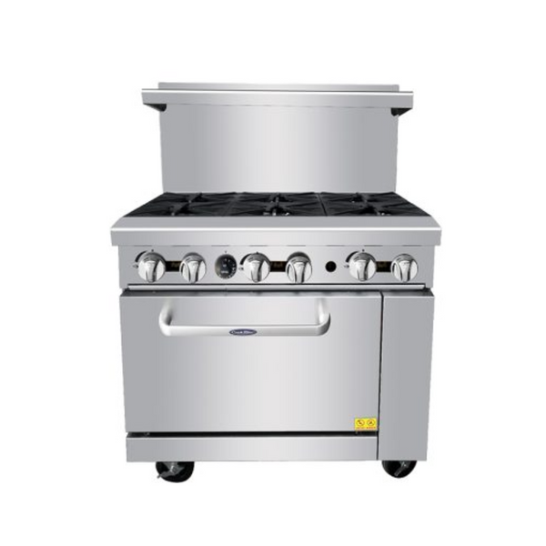 Atosa - AGR-6B — 36″ Gas Range with Four (6) Open Burners