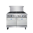 Atosa - AGR-8B — 48″ Gas Range with Four (8) Open Burners