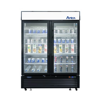 Atosa - Double Glass Door Merchandiser Cooler 39