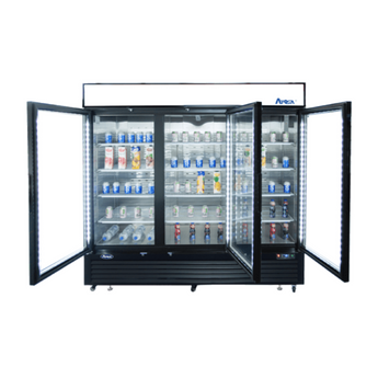 Atosa - Triple Glass Door Merchandiser Freezer