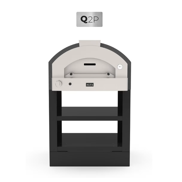 Alfa Pizza Oven - Quick Series With Base - Natural Gas & Wood (Hybrid)