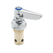 T&S Brass 002711-40 Eterna Spindle Assembly, Spring Check, Left Hand (Cold), Lever Handle, Screw, & Index