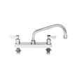 Fisher 1627 Deck-Mounted Swivel Faucet with 8" Centers - 16" Spout