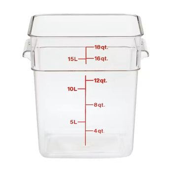 Cambro CAMSQUARES® CLASSIC FOOD STORAGE CONTAINERS - CAMWEAR®