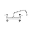 Fisher 3310 Deck-Mounted Swivel Faucet with 8" Centers - 6" Spout