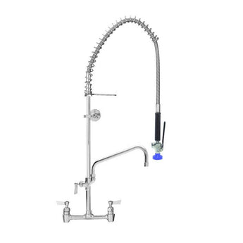 Fisher 48895 Backsplash Mounted Pre-Rinse Faucet with Wall Bracket and 8