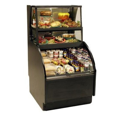 Structural Concepts Oasis C3Z-67 Combination Ambient/Refrigerated Service Above Refrigerated Self-Service Case