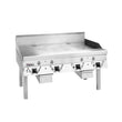 Garland CG-72R-01 72" Master Series Natural Gas / Liquid Propane Production Griddle with Thermostatic Controls