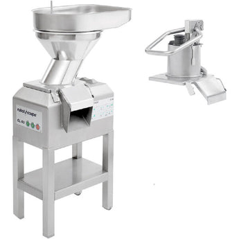 Robot Coupe CL60 2-Speed 2 Feed-Heads Continuous Feed Food Processor with Full Moon Pusher Feed & Bulk Feed - 240V, 3 Phase, 3 hp