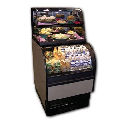 Structural Concepts Oasis COU2757R Combination Non-Refrigerated Service Above Refrigerated Self-Service Case