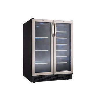 Danby Silhouette Emmental Built-In 27-Bottle, 60-Can Dual Zone Beverage Center - 24