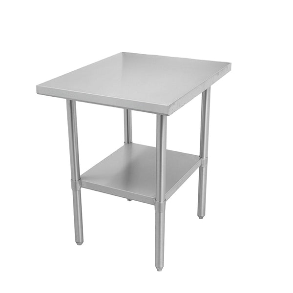 Thorinox DSST-SS Stainless steel worktable with a stainless steel undershelf