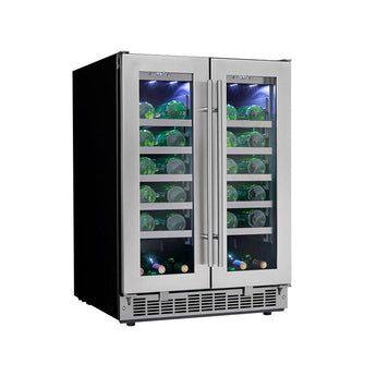 Danby Silhouette Professional Napa 42 Bottle Two Door Built-In Wine Refrigerator - 24