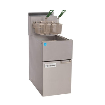 Frymaster ESG35T Natural Gas 35 lb. High Efficiency Floor Fryer with Stainless Steel Pot