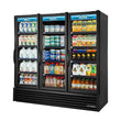 True FLM-81~TSL01 81" Three  Glass Door Merchandising Refrigerator