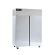 Delfield GBF2P-S Coolscapes 55" Top-Mount Two Section Solid Door Stainless Steel Reach-In Freezer
