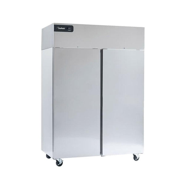 Delfield GCR2P-S Coolscapes 55" Top-Mount Solid Door Reach-In Refrigerator with Aluminum Interior