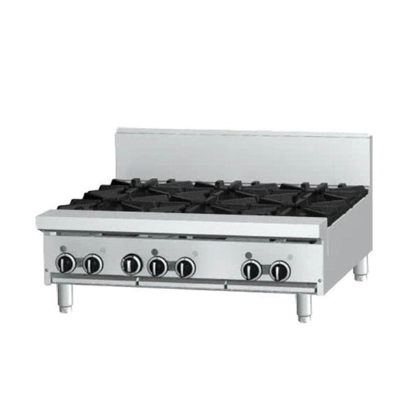 Garland GF36-4G12T Natural Gas / Liquid Propane 4 Burner Modular Top 36" Range with Flame Failure Protection and 12" Griddle - 122,000 BTU