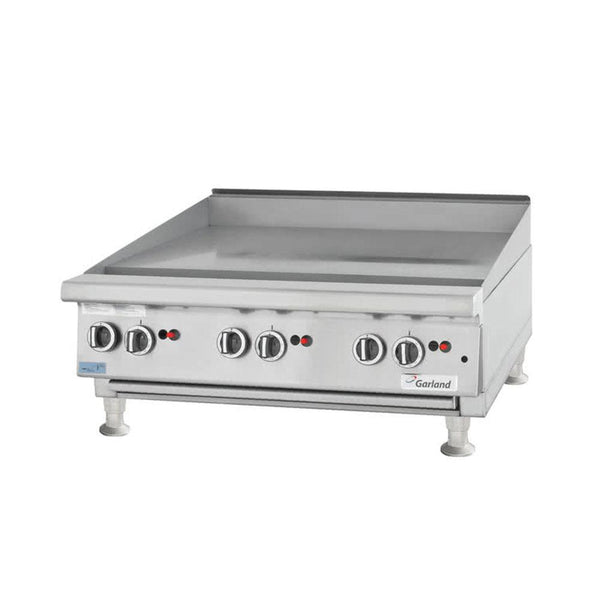 Garland GTGG72-G72M Natural Gas 72" Countertop Griddle with Manual Controls